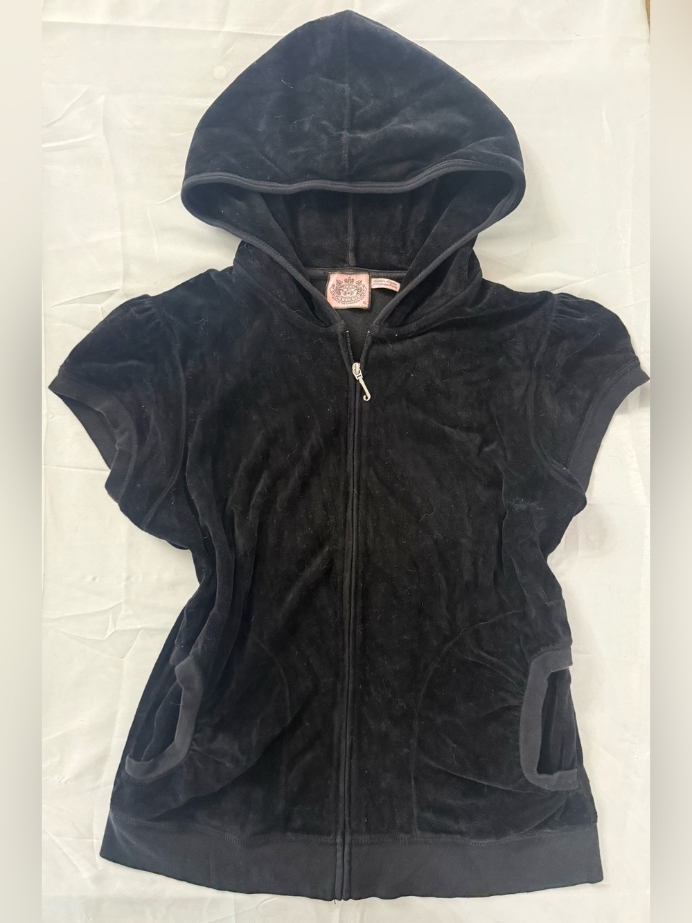 Vintage Juicy short sleeve zip up